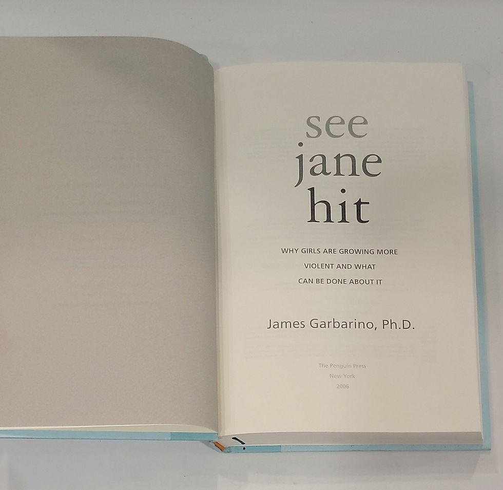 Thumbnail: See Jane Hit: Why Girls are Growing More Violent and What We Can Do About It