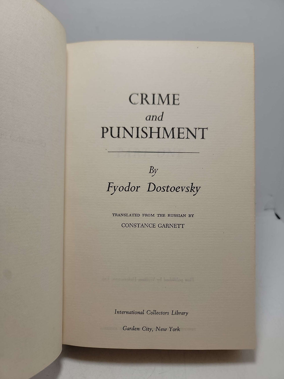 Thumbnail: Crime and Punishment by Fyodor Dostoevsky