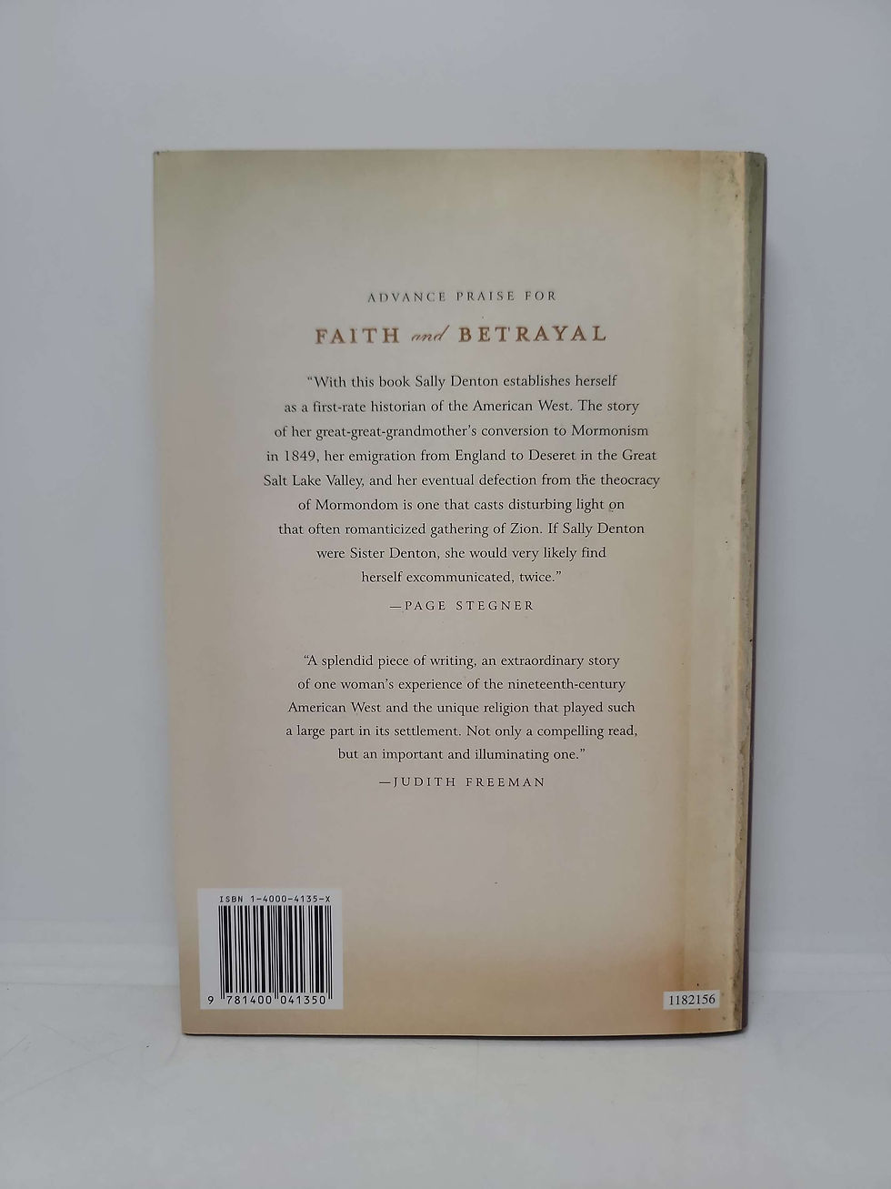 Thumbnail: Faith and Betrayal by Sally Denton