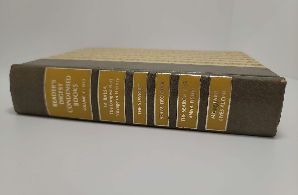 Thumbnail: Reader's Digest Condensed Books Volume 4 1973