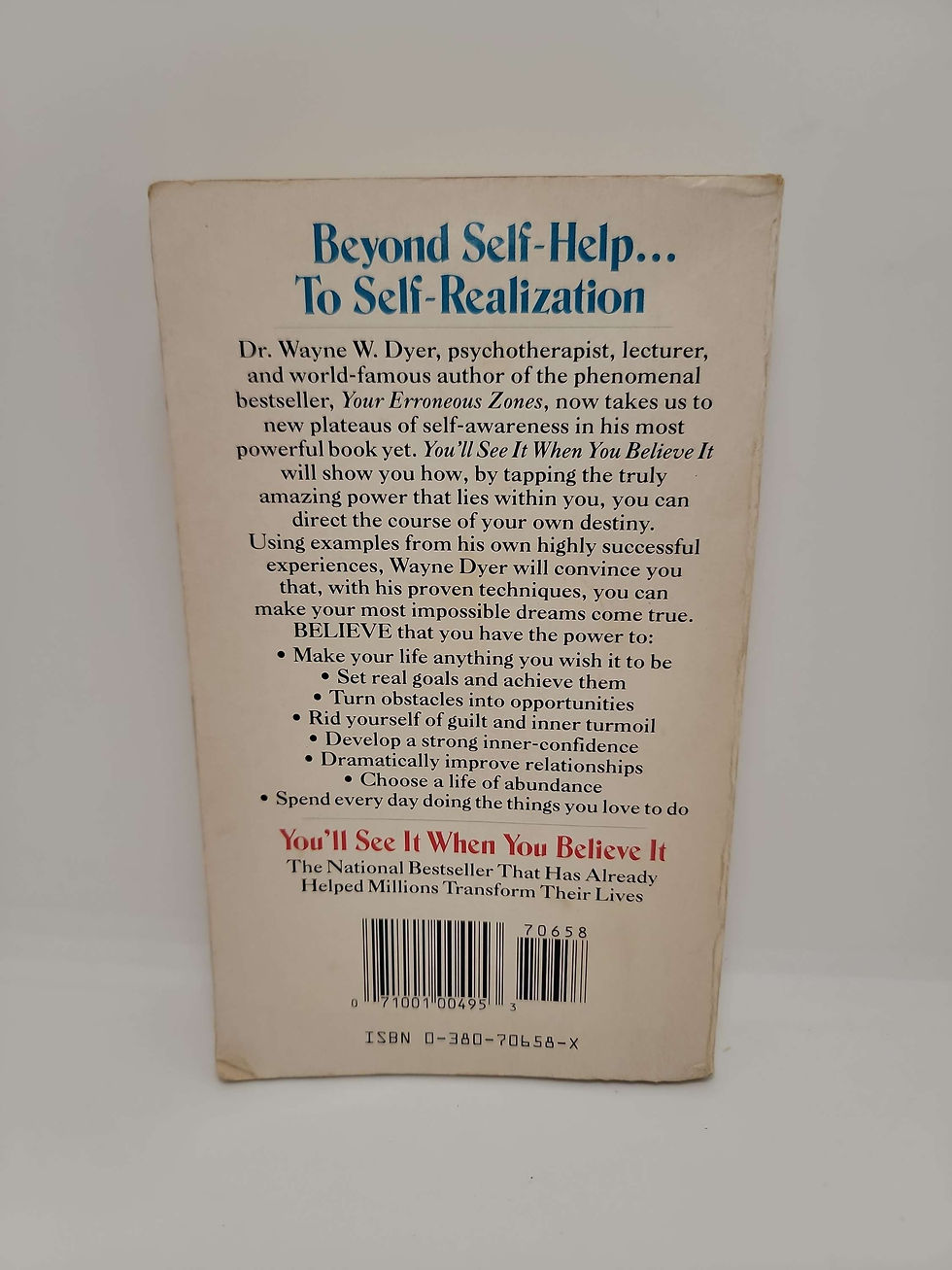 Thumbnail: You'll See it When You Believe It by Dr. Wayne W. Dyer