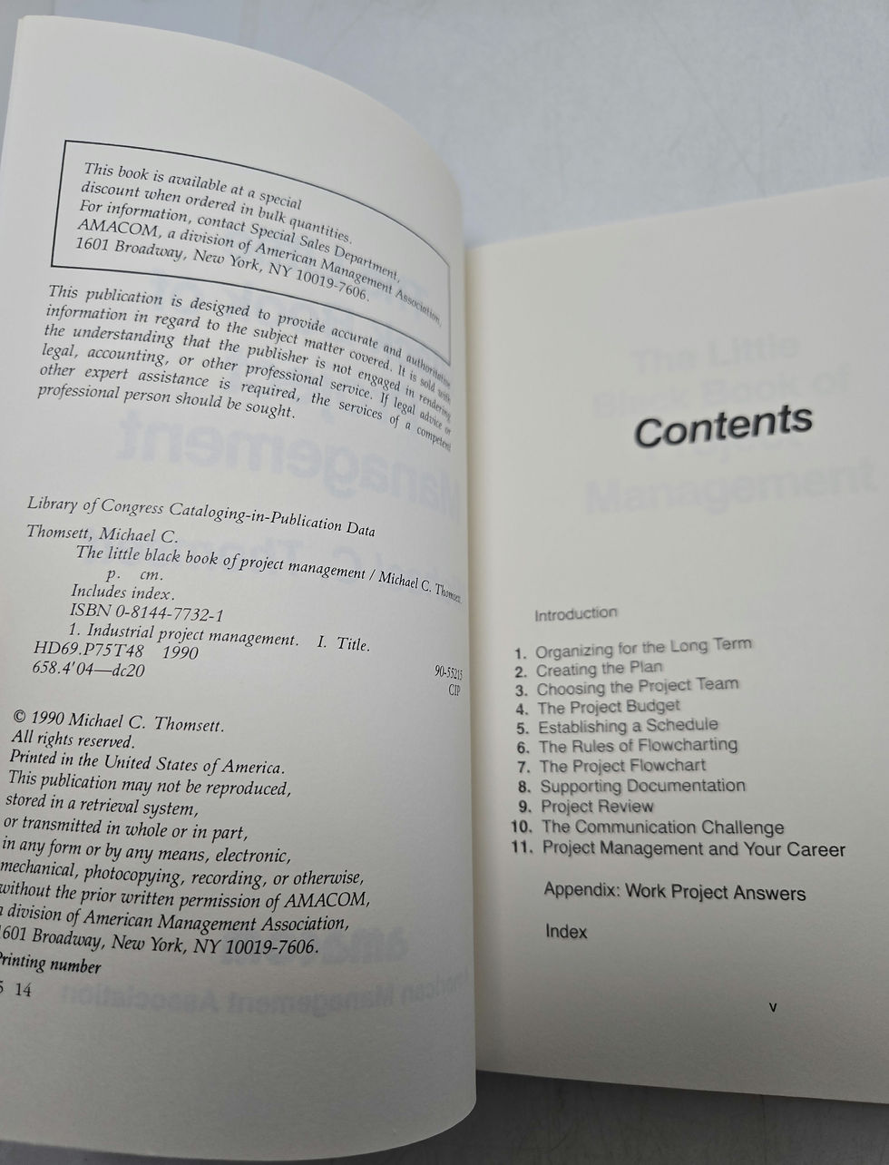 Thumbnail: The Little Black Book of Project Management by Michael C. Thomsett