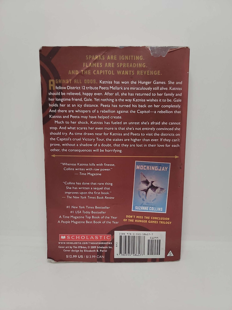 Thumbnail: Catching Fire by Suzanne Collins