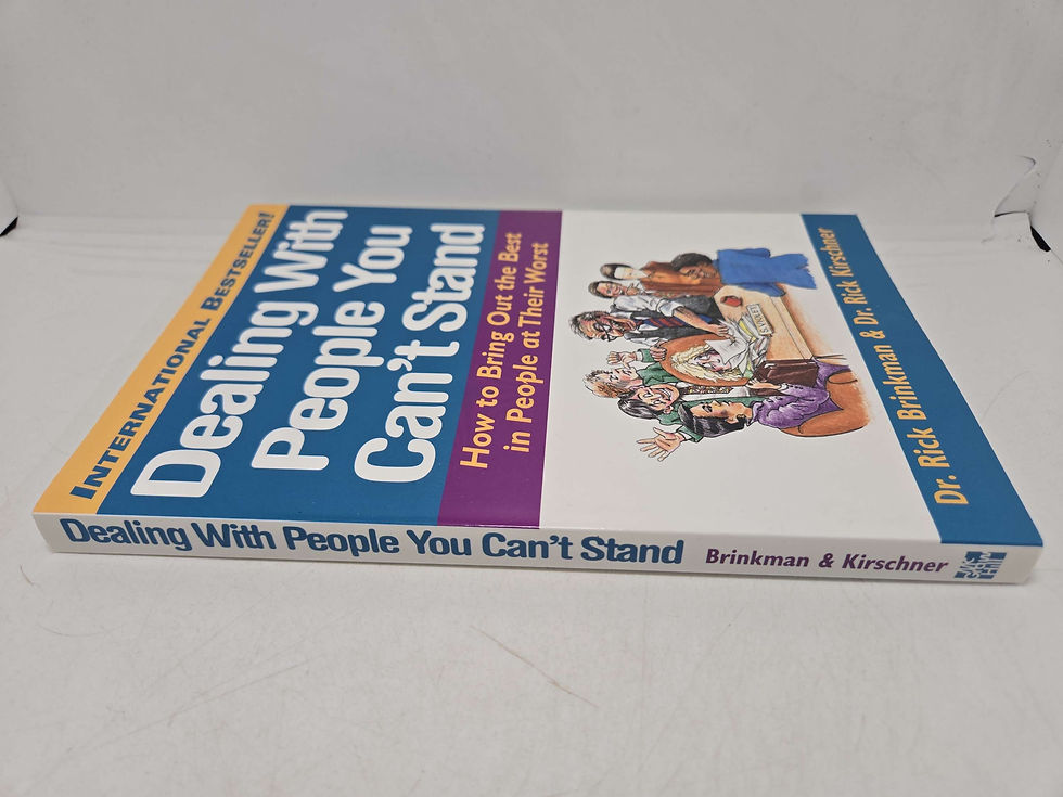 Thumbnail: Dealing With People You Can't Stand by Dr. Rick Brinkman SIGNED
