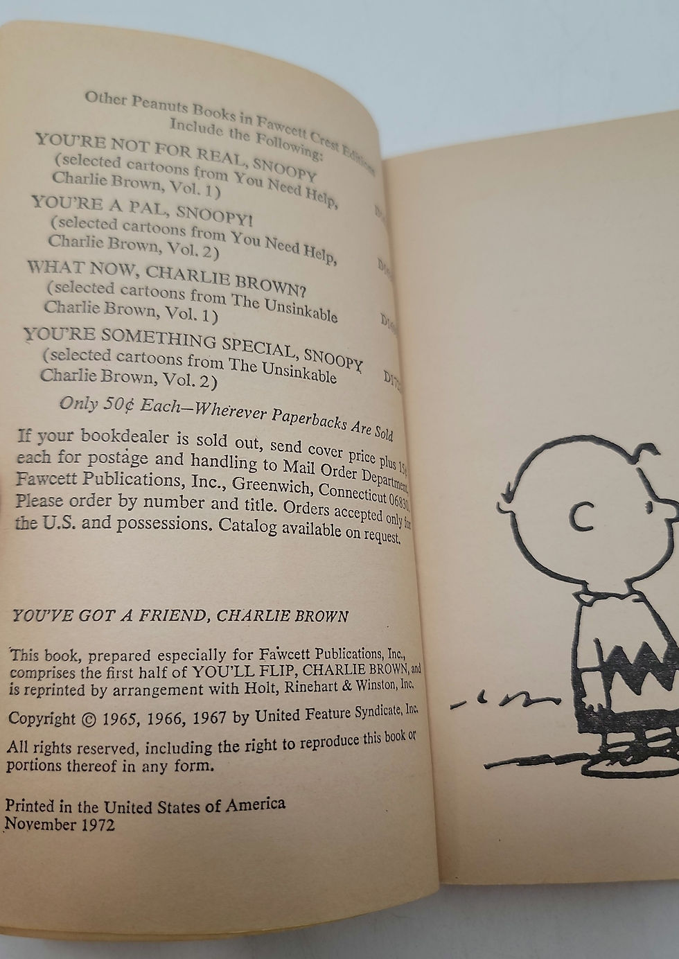 Thumbnail: You've got a friend, Charlie Brown by Charles M. Schulz