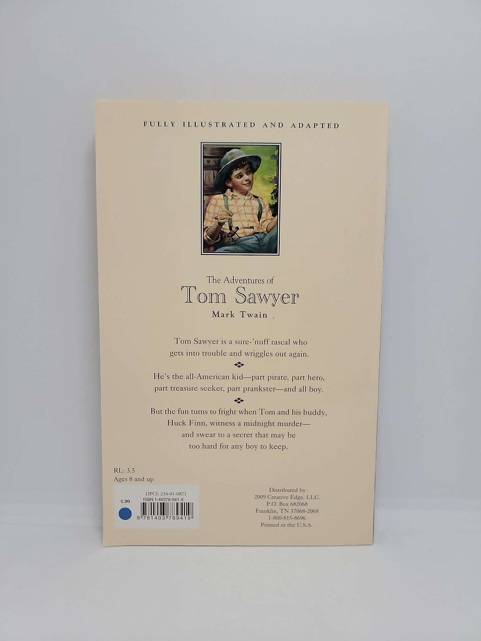 Thumbnail: The Adventures of Tom Sawyer by Mark Twain (Junior Classics for Young Readers)