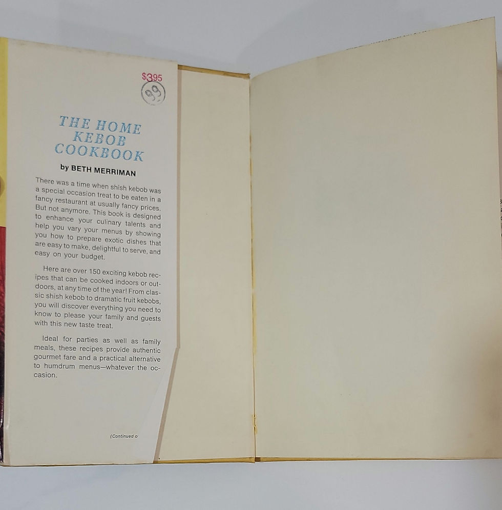 Thumbnail: The Home Kebob Cookbook by Beth Merriman