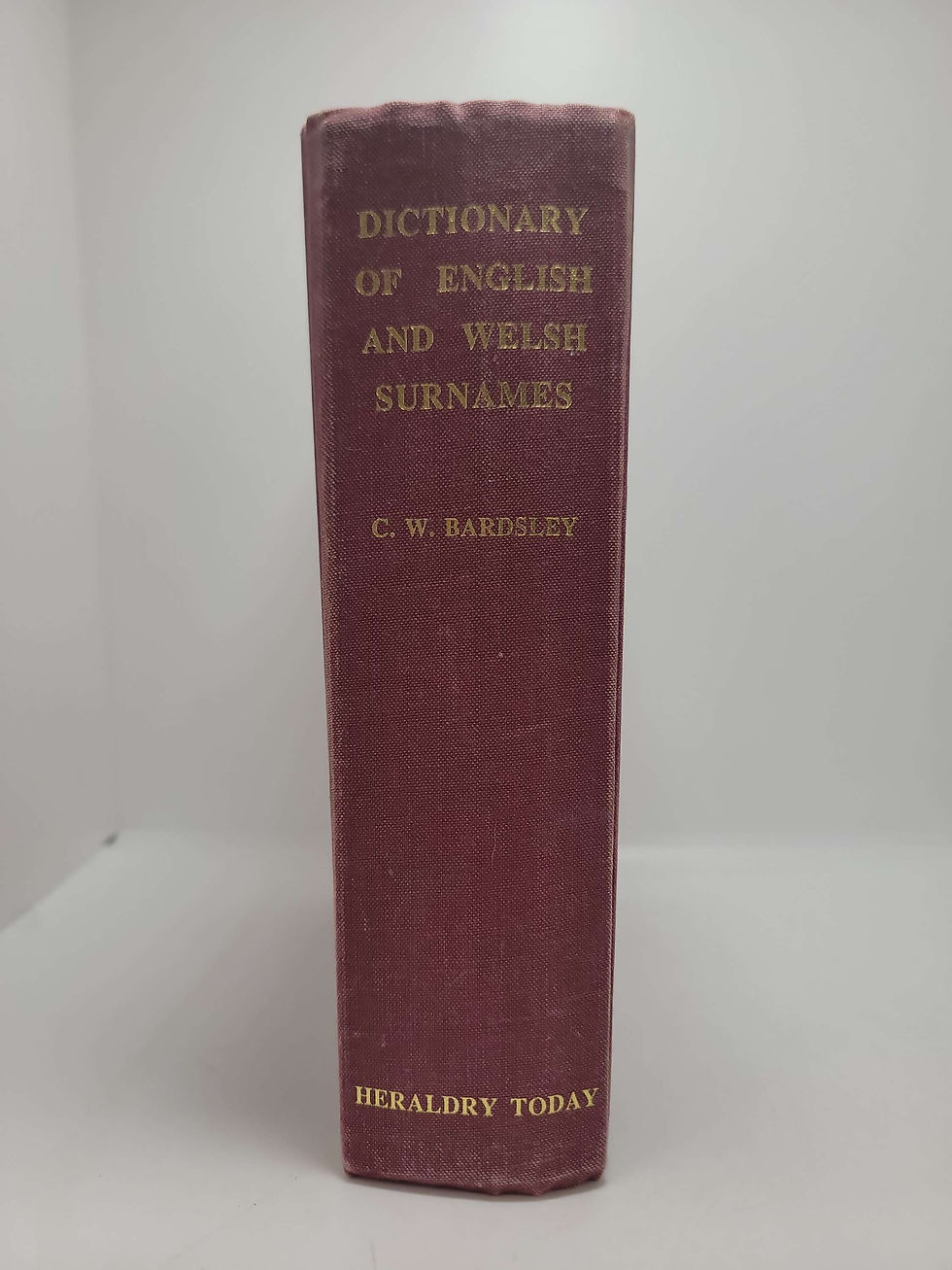 Thumbnail: Dictionary of English and Welsh Surnames by C.W. Bardsley