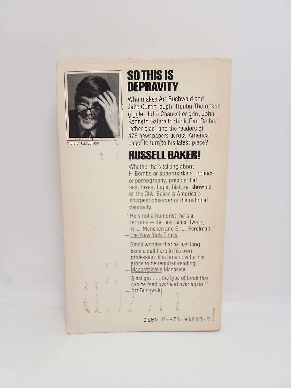 Thumbnail: So This Is Depravity by Russell Baker