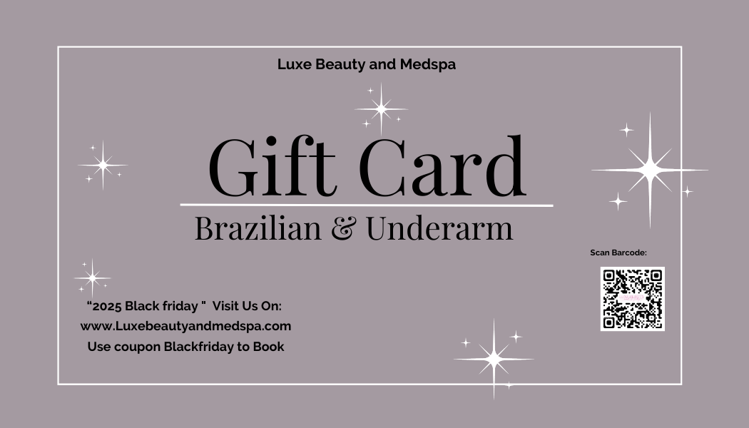 Brazilian & Underarm wax Gift Card