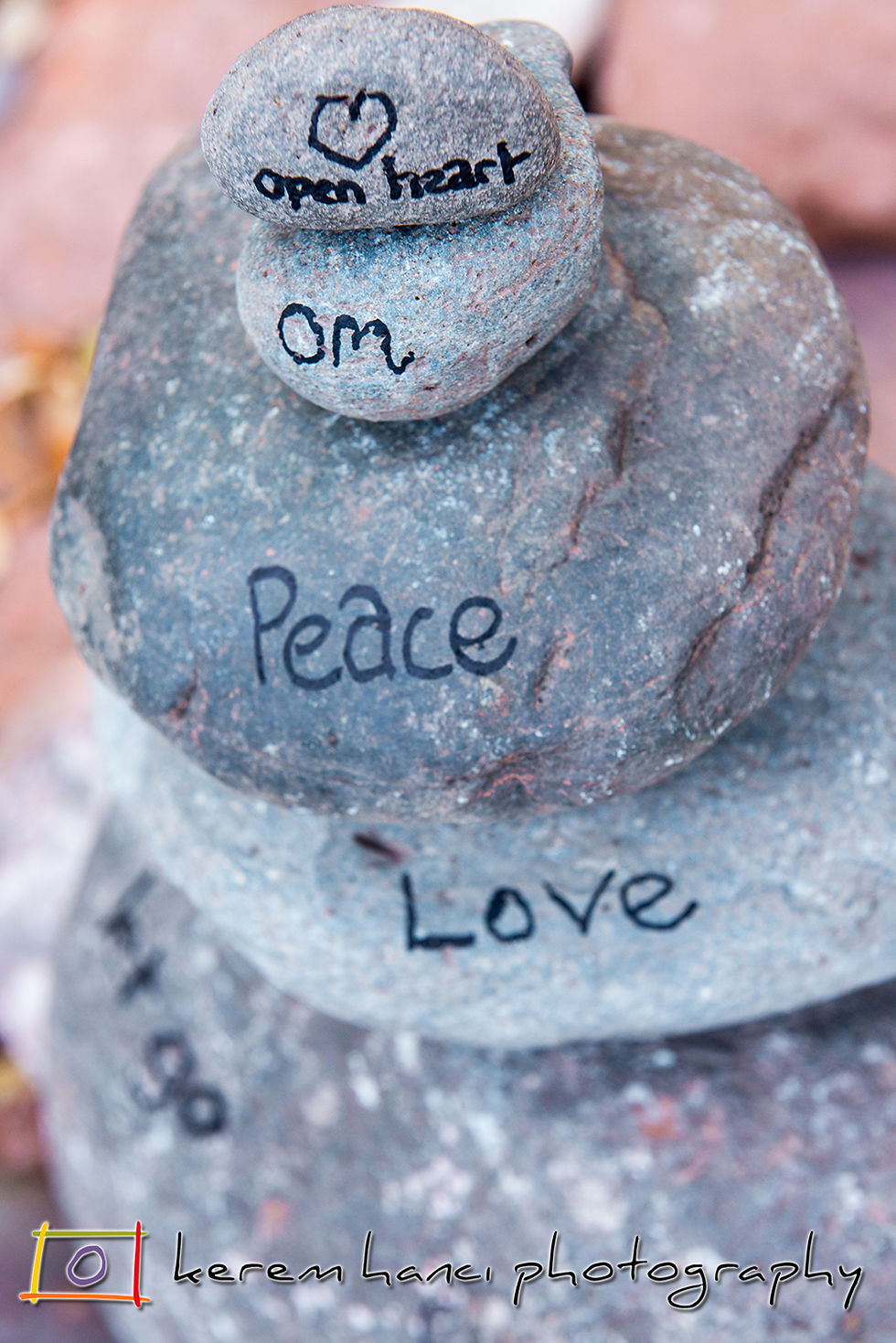 Rock Balancing and Sharpie Messaging