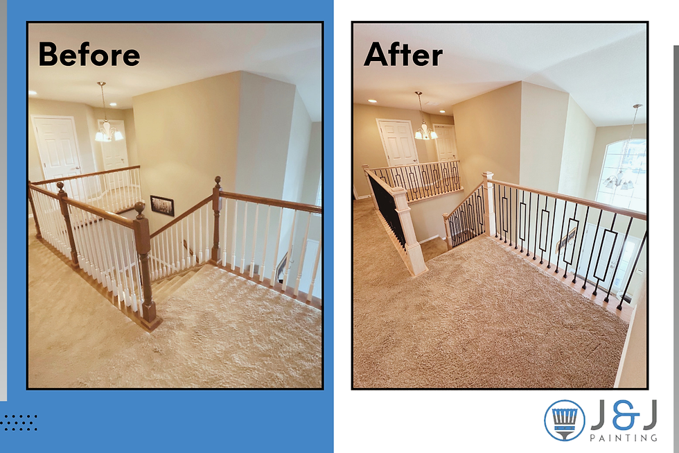 Before and After Interior Handrails Colorado

