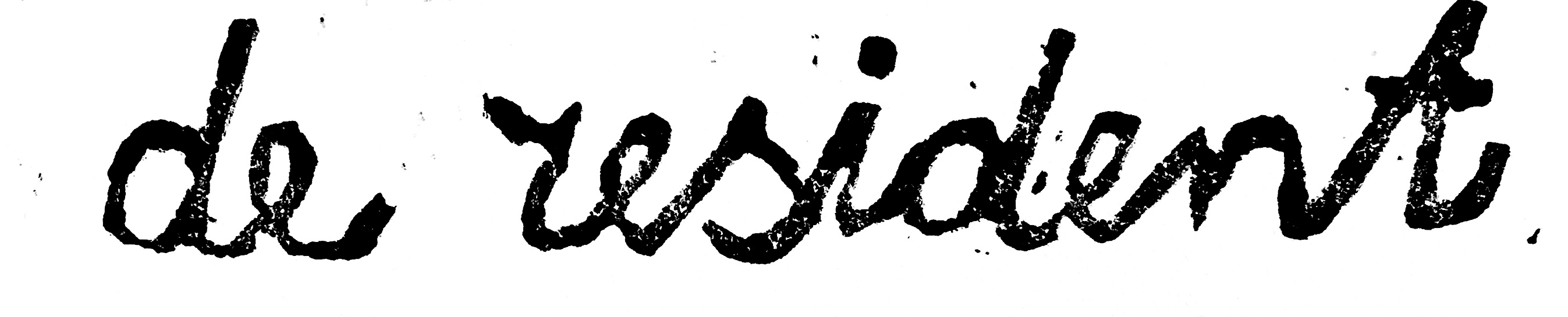 STICHTING DE RESIDENT logo