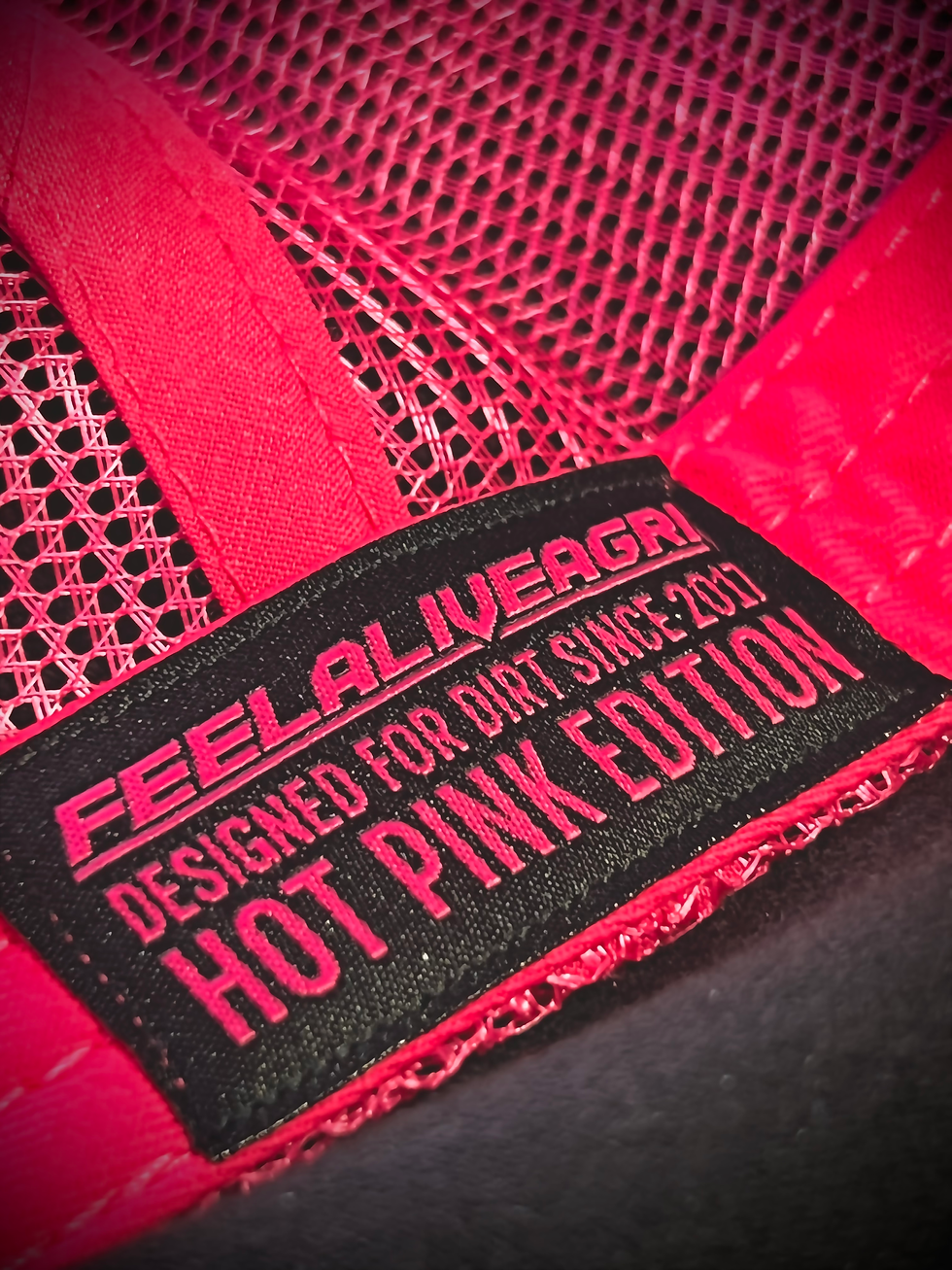 Thumbnail: FEELALIVEAGRI Bandit Hot Pink Edition Trucker Cap