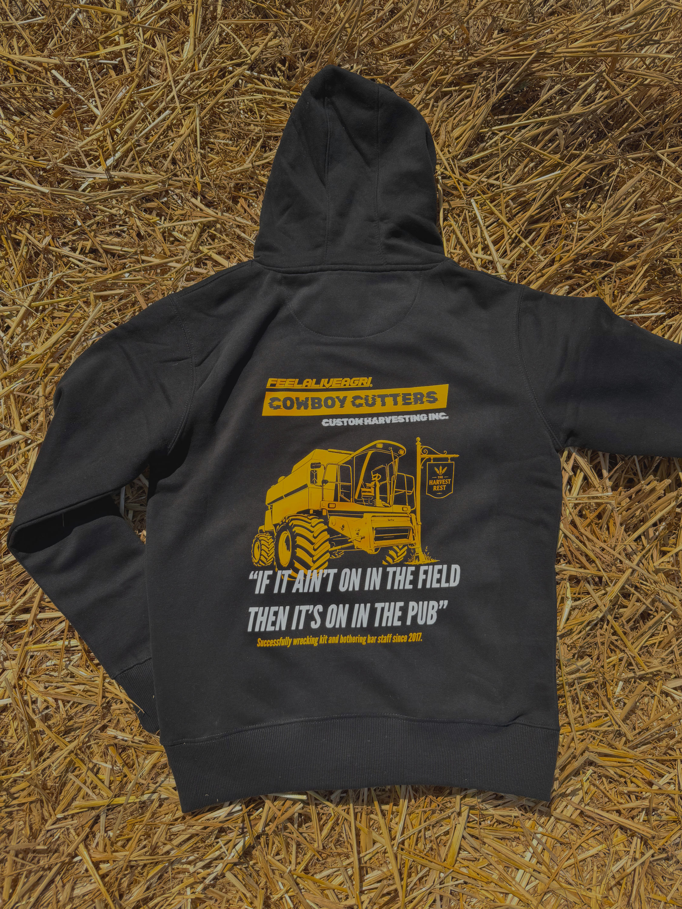 FEELALIVEAGRI - COWBOY CUTTERS Harvest Rest Hoodie