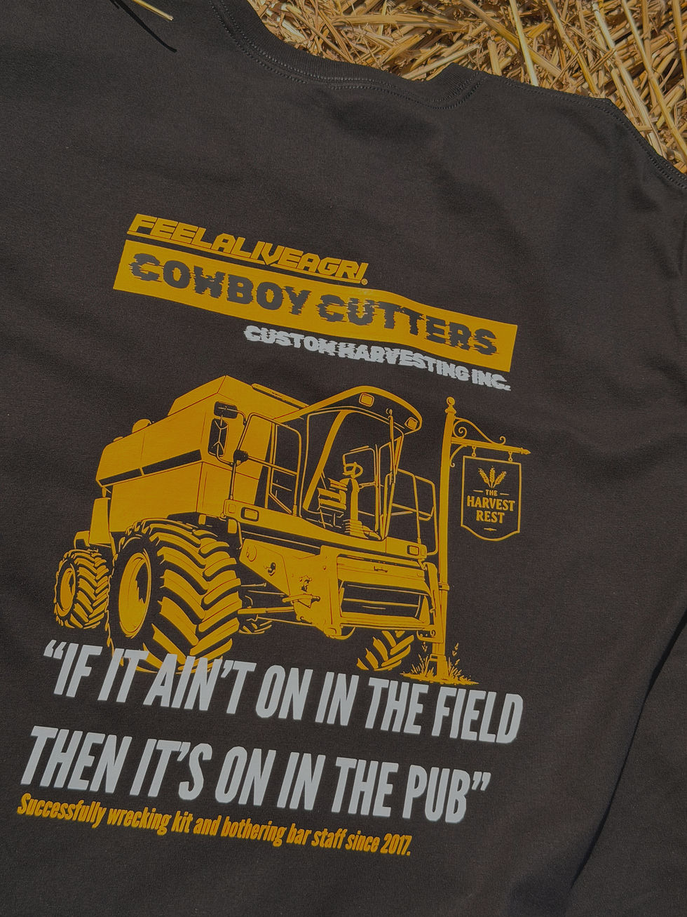 Thumbnail: FEELALIVEAGRI - COWBOY CUTTERS Harvest Rest T-Shirt