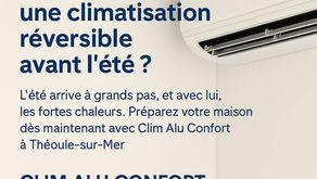 Climatisation réversible Daikin et Mitsubishi installée par Clim Alu Confort à Théoule-sur-Mer, pour un confort optimal en été et en hiver
