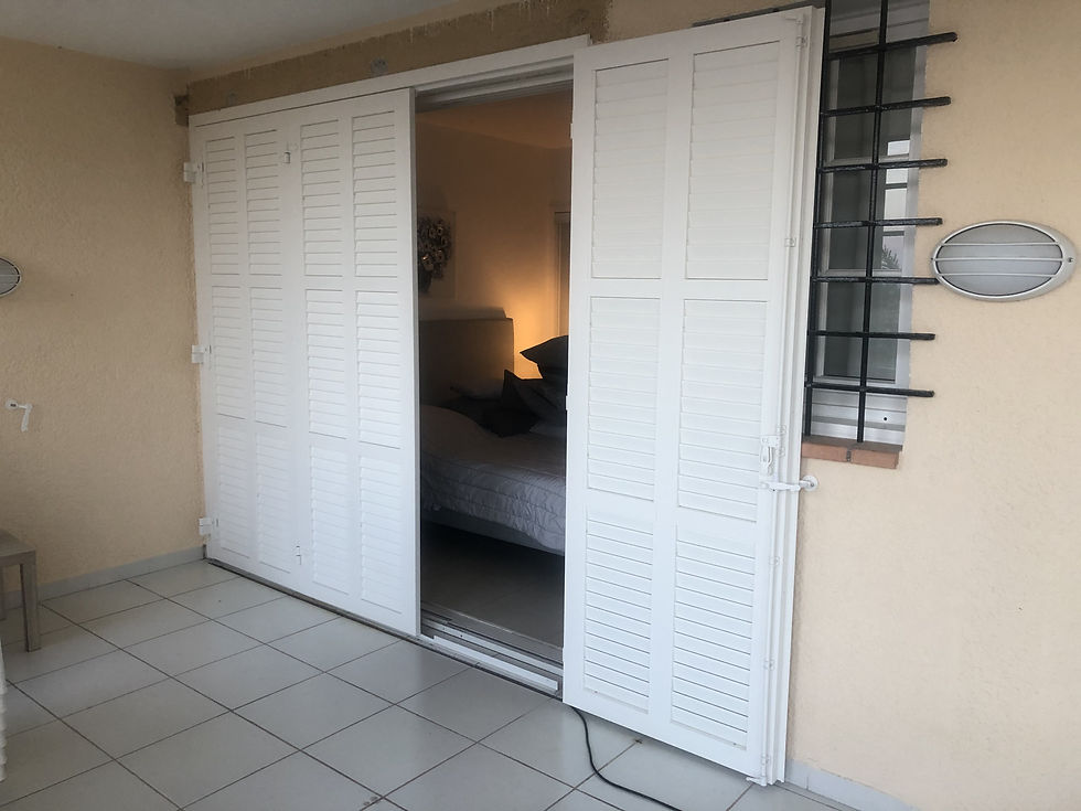 Remplacement Volet bois par des volets battants Ehret aluminium à mandelieu