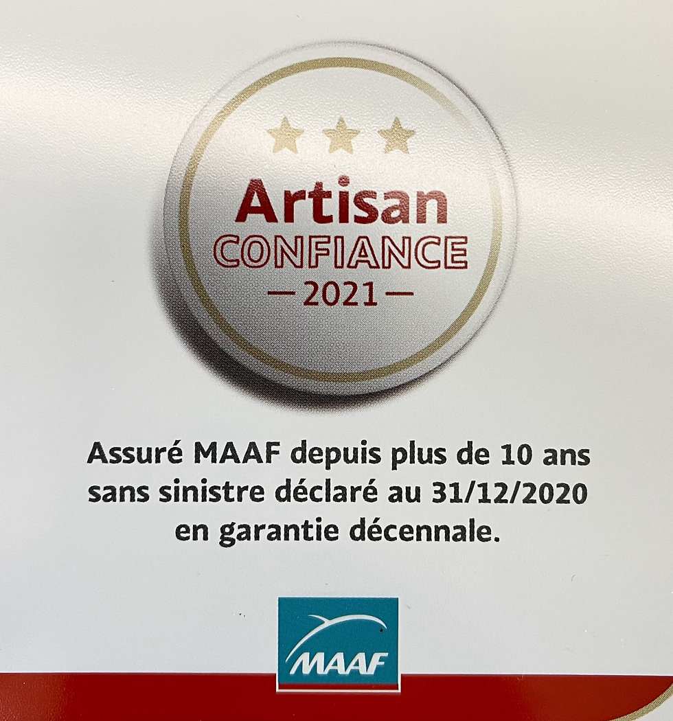 artisan confiance 2021 theoule mandelieu