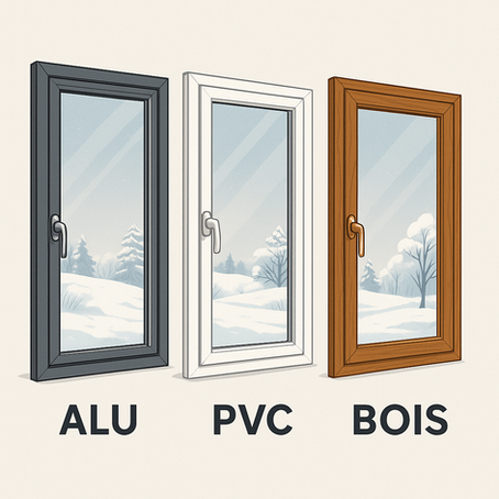 Menuiseries ALU, PVC et BOIS améliorent l’isolation d’une maison en hiver à Théoule et Mandelieu, avec conseils, comparatifs et solutions proposées par Clim Alu Confort.