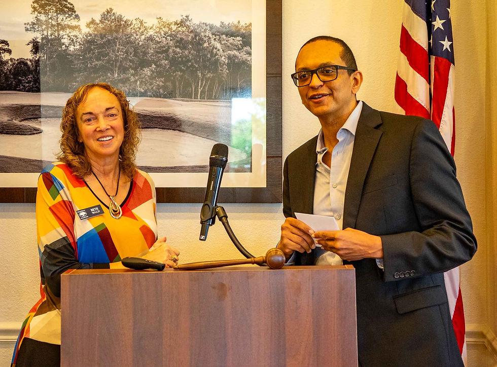 1st Vice President Beth Wald and Dr. Ali