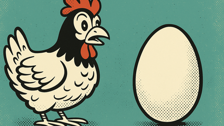 Das Huhn-Ei-Problem der KI: Warum wir nie ungefiltert miteinander sprechen.