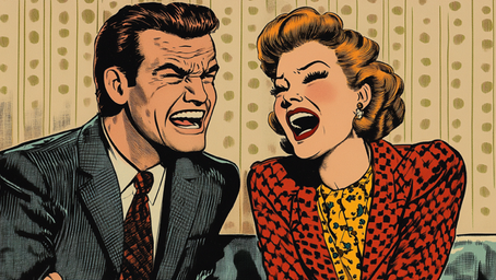 Wenn Lachen zur Schwäche wird.