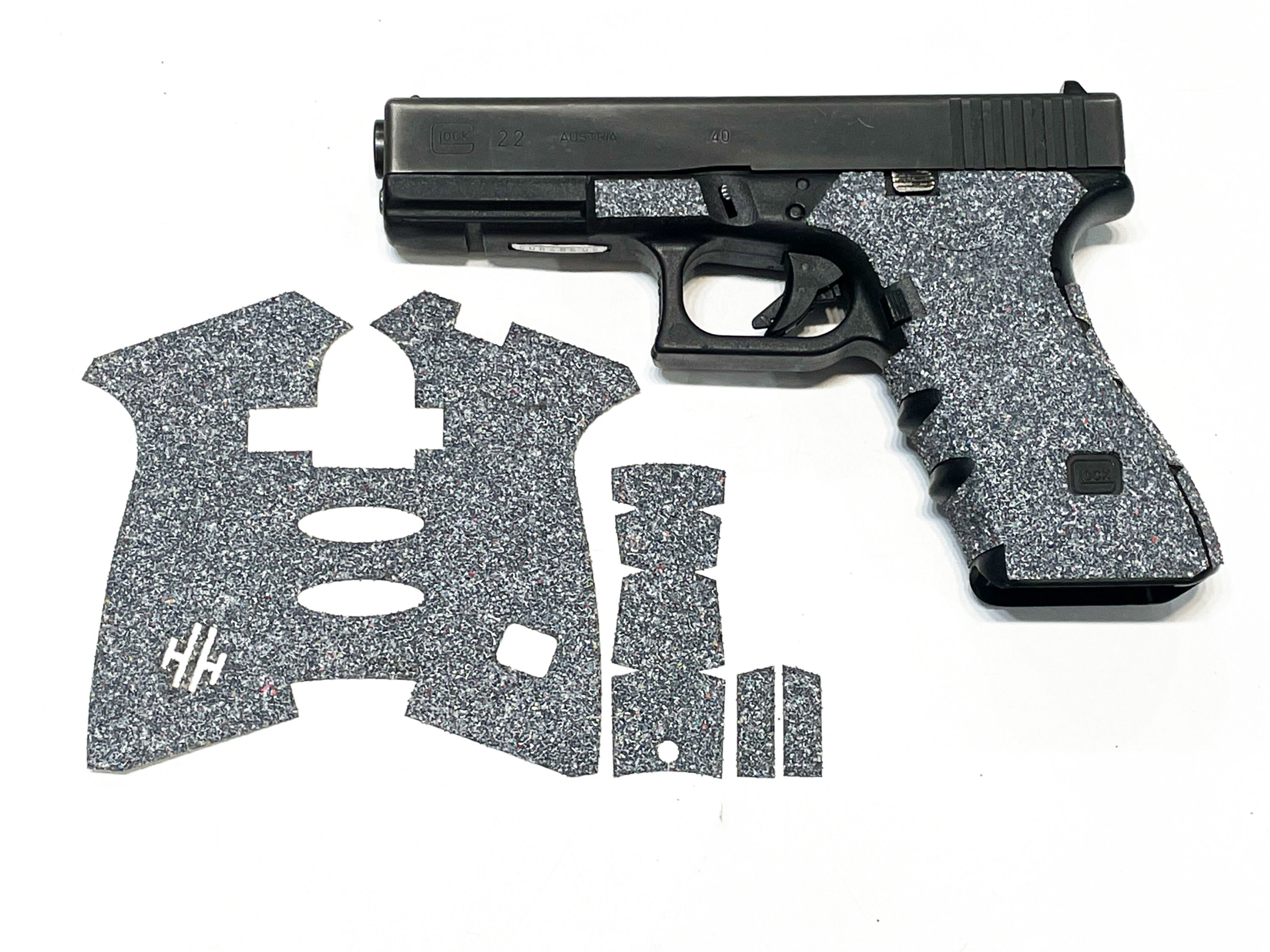 HANDLEITGRIPS EXTREME Grip Enhancement  Kit (Not Black Glitter) FOR Glock