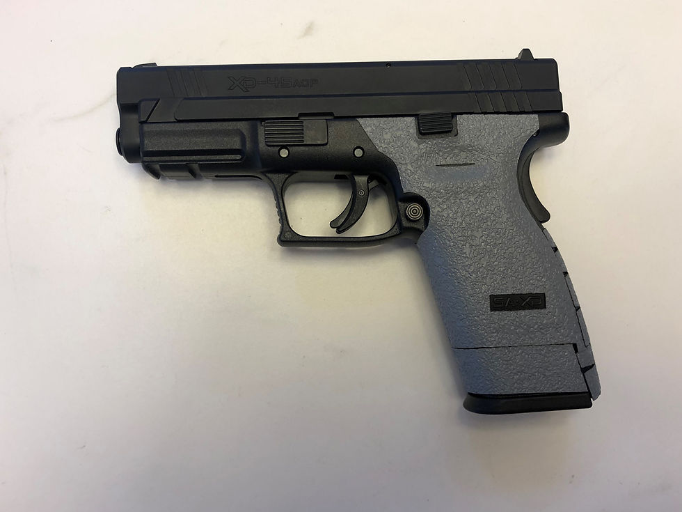 Thumbnail: Springfield XD Sub Compact 45 Gray Textured Rubber Gun Grip Enhancement Kit