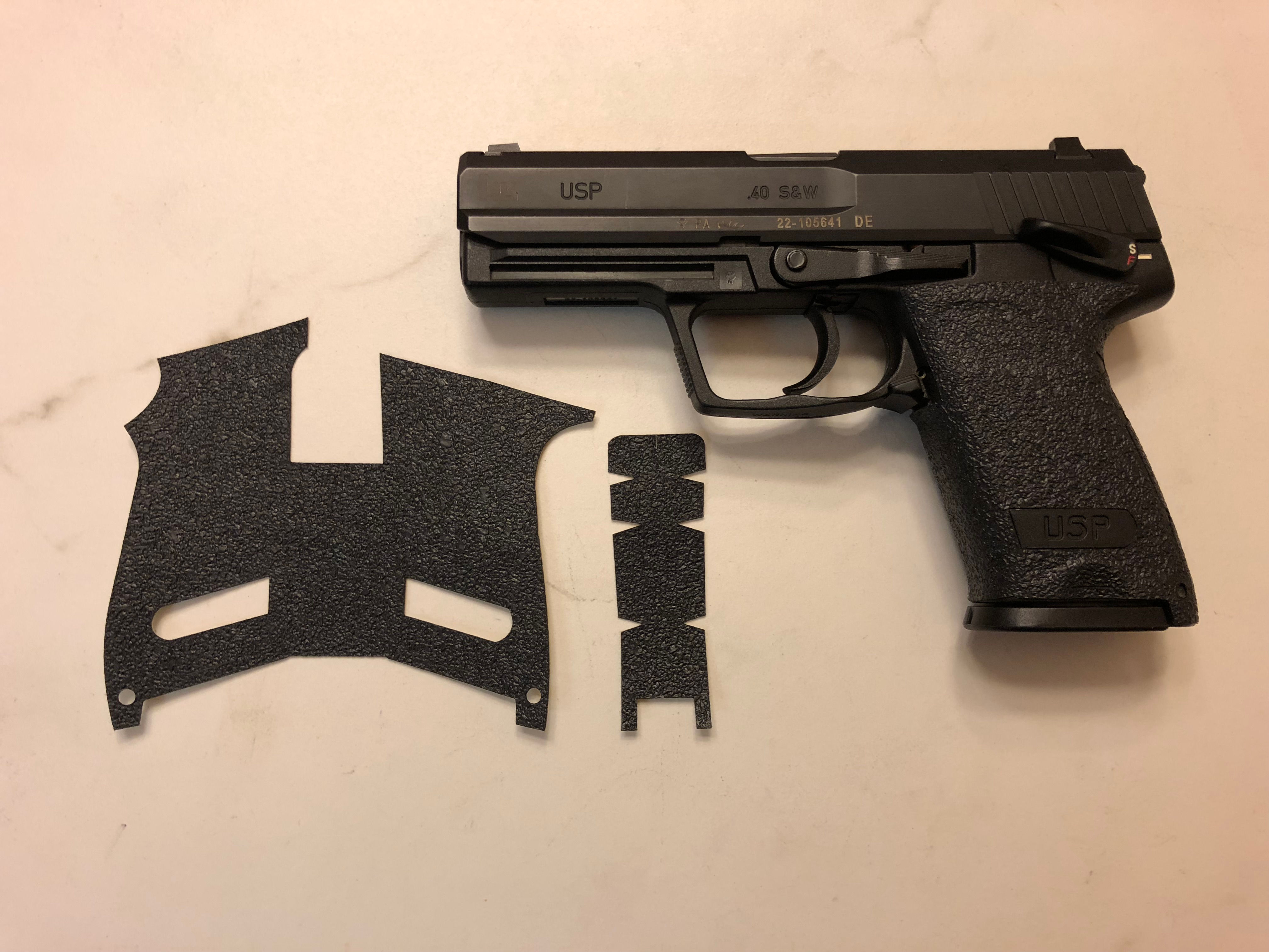 Heckler & Koch USP 9  Gun Grip Enhancement Gun Parts Kit
