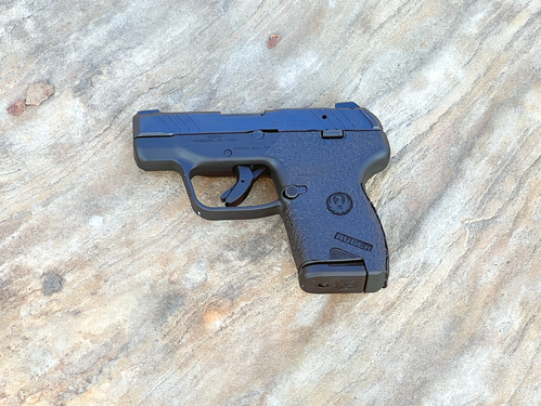 thumbnail image 2 of AccuGripp / Esource Rubber Grip Tape For Ruger LCP Max 380 – Stipple Texture, Made In USA, Black 2 of 3