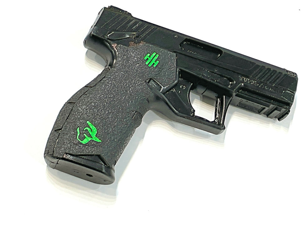 Thumbnail: Taurus TX22  Gun Grip Enhancement Gun Parts Kit With Green Inserts