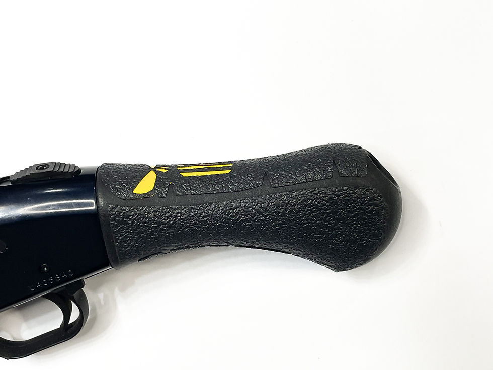 Thumbnail: Shockwave Skull  Gun Grip Wrap Gun Parts Kit with Yellow Inserts