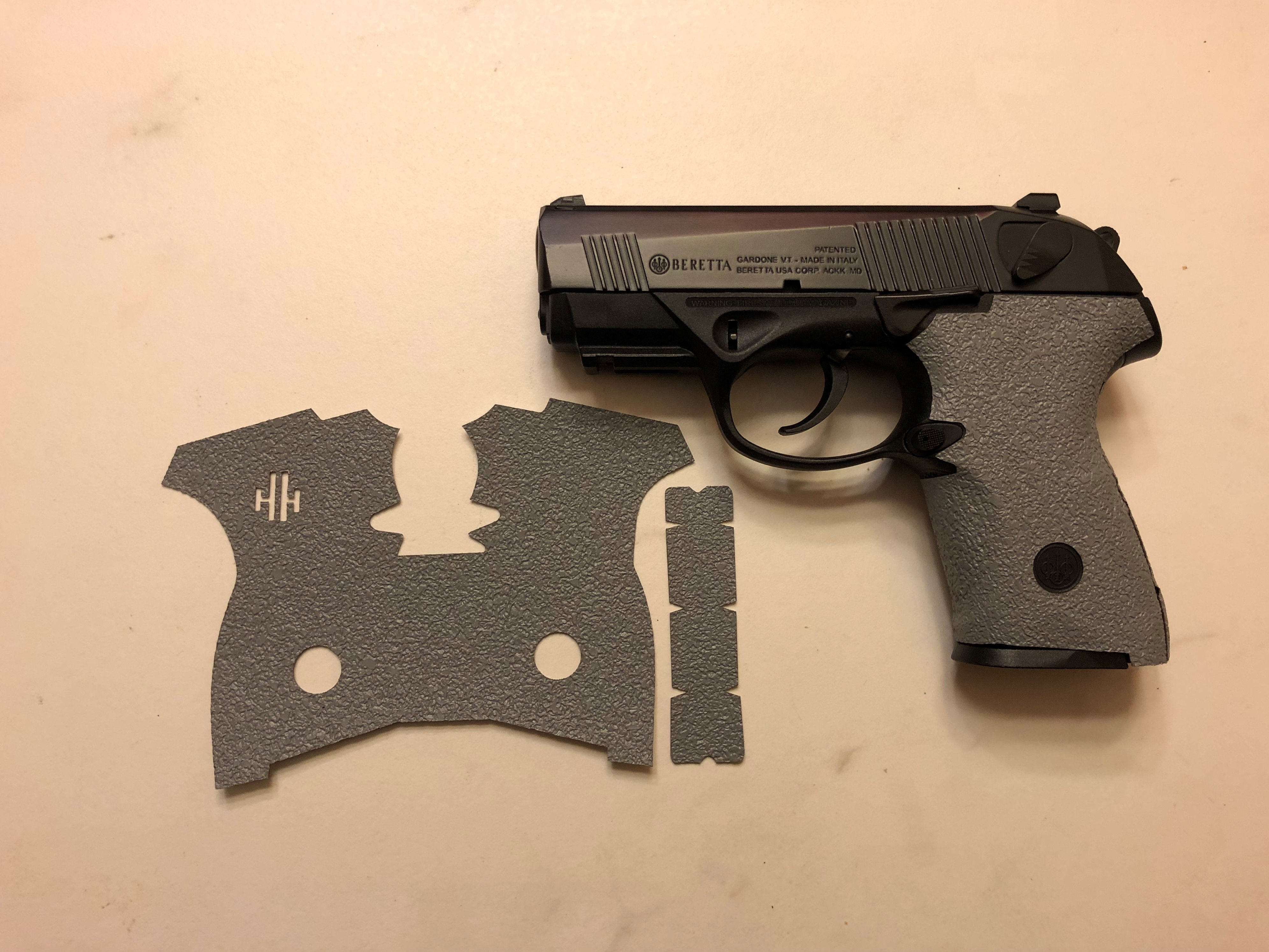 Beretta Storm PX4 Storm Compact Gray Textured Rubber Gun Grip Enhancement Kit