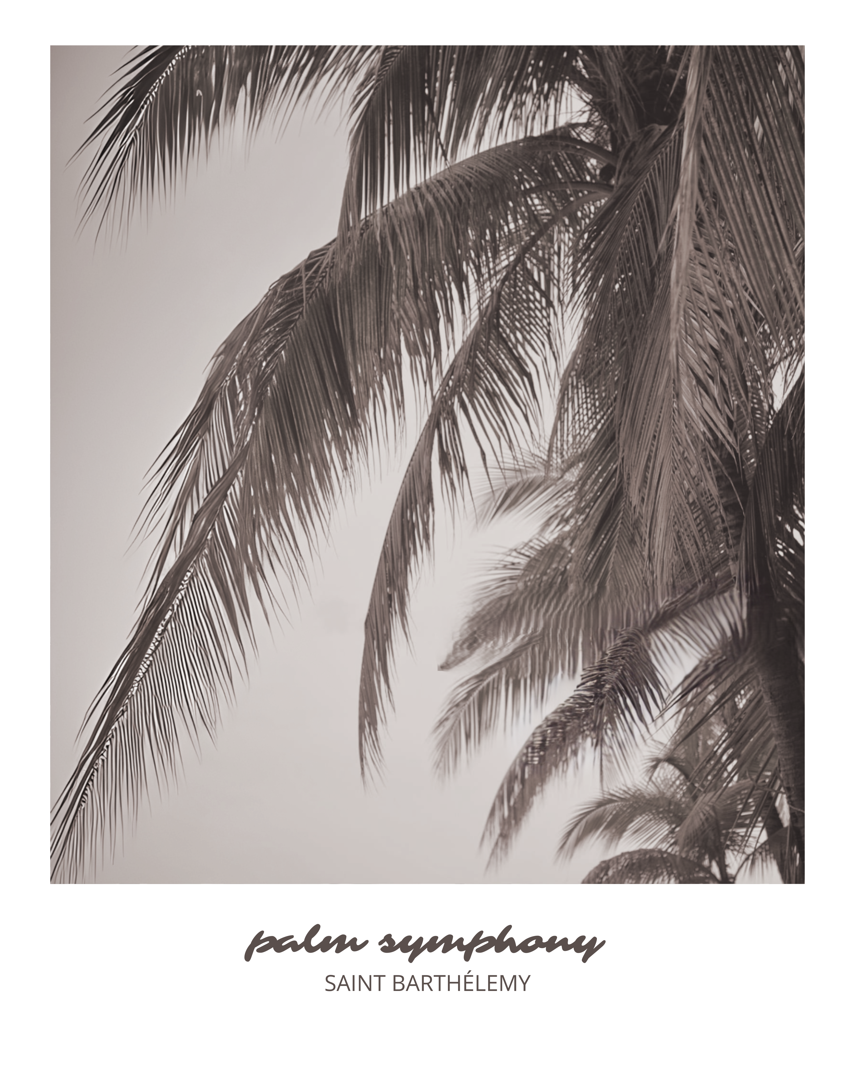 Poster saint Barthelemy, affiche et cadre