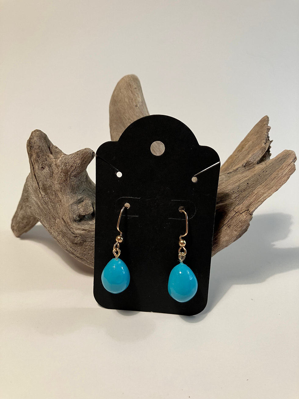 Wood Thrush Egg Earrings