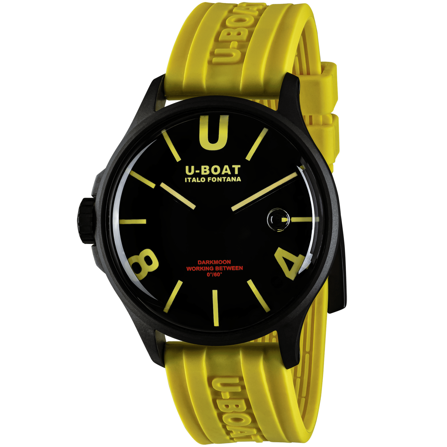 U-BOAT DARKMOON 44MM BK YELLOW PVD