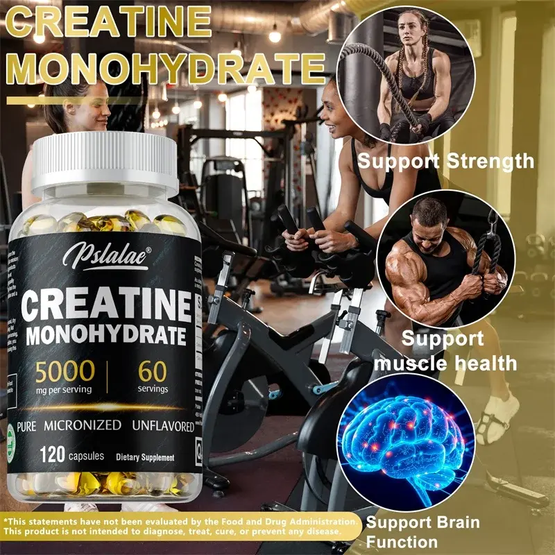 Miniatura: Creatine Monohydrate Capsule - Enhance Muscle Strength, Relieve Fatigue, Promote