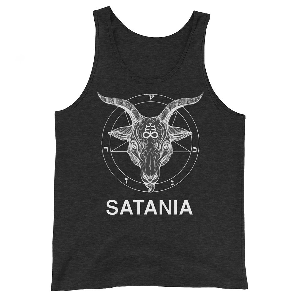 Thumbnail: Satania White Logo - Unisex Tank Top