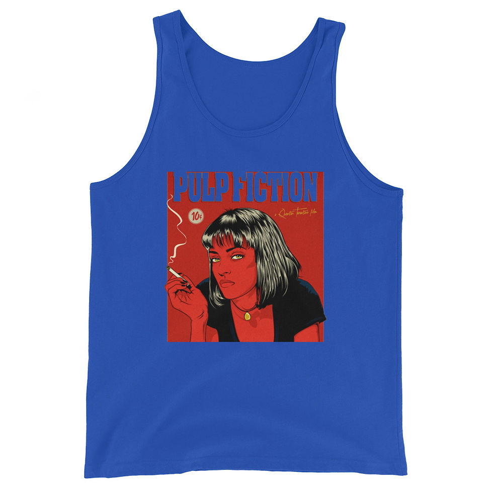 Thumbnail: Pulp Fiction Comic Square - Unisex Tank Top