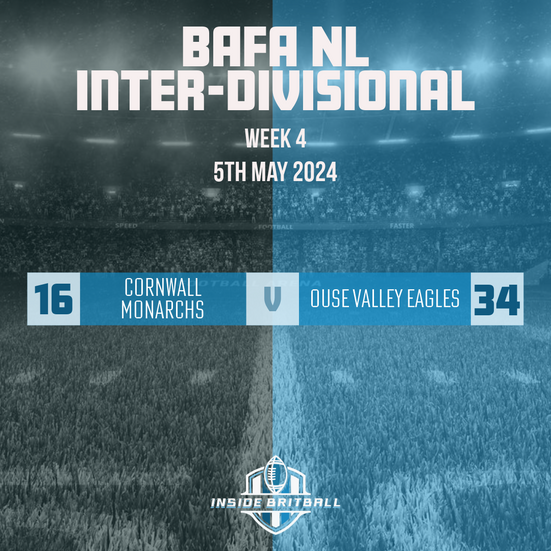 BAFA Adult Contact National Leagues 2024 Week 4 Results