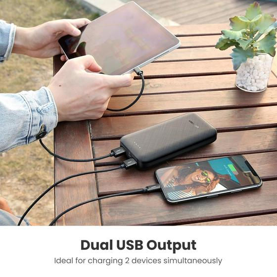 תמונה ממוזערת: מטען נייד אלוחטי Dual Port 20000mAh Power Bank