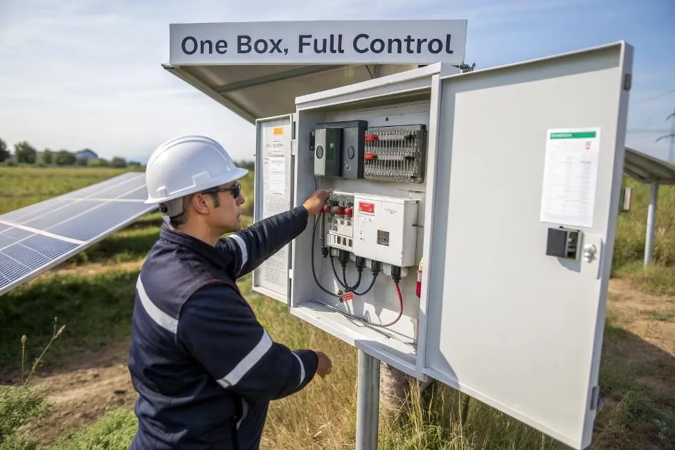 What Is a Combiner Box in Utility-Scale Solar?