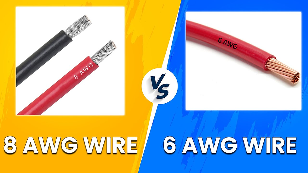 8 AWG Wire vs 6 AWG Wire: Which One Should You Choose?