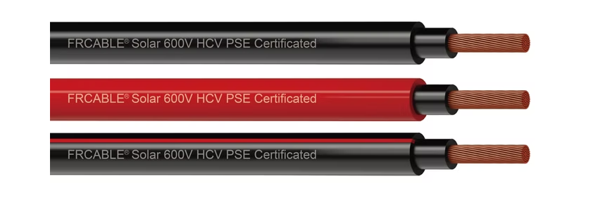 FRCABLE Solar 600V HCV PSE Certificated