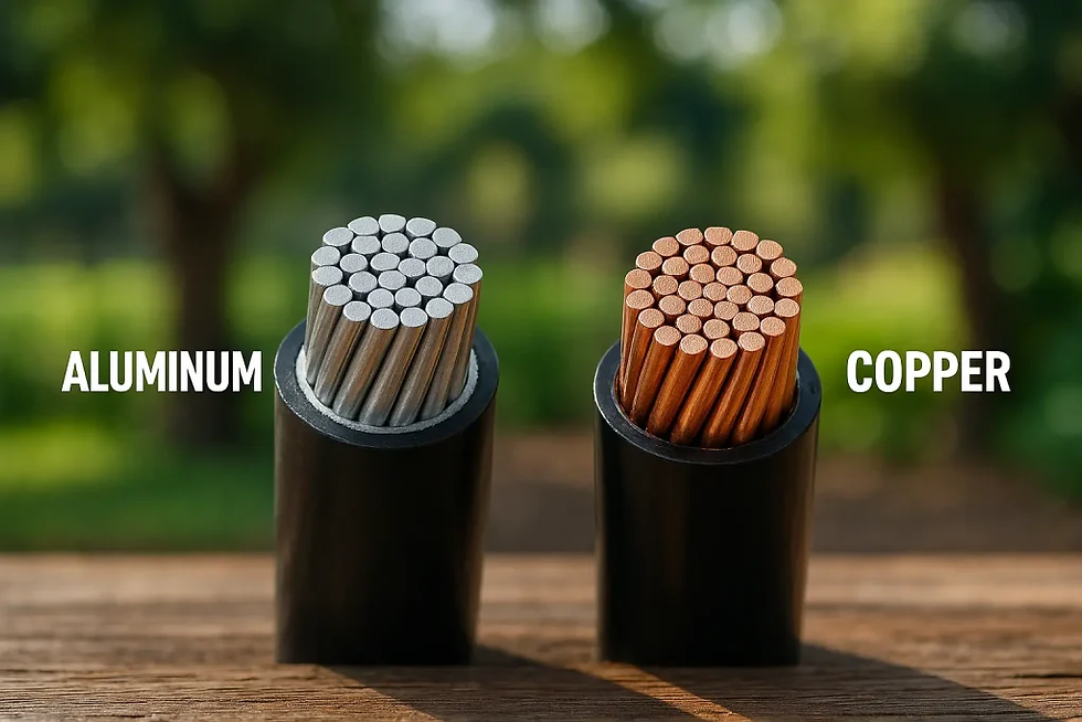 4 AWG Copper vs Aluminum: Ampacity, Voltage Drop, and Cost Tradeoffs