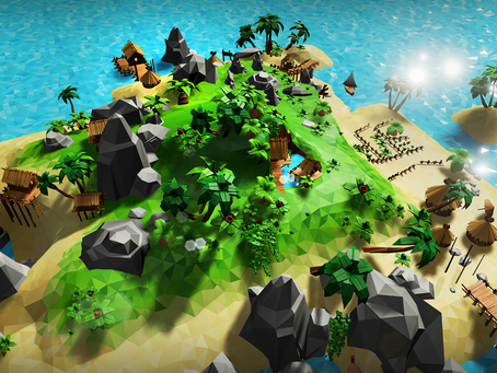 Lowpoly Tropical Island