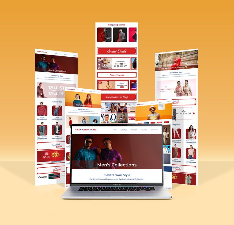 Chennai Bazaar - E-Commerce Web UI