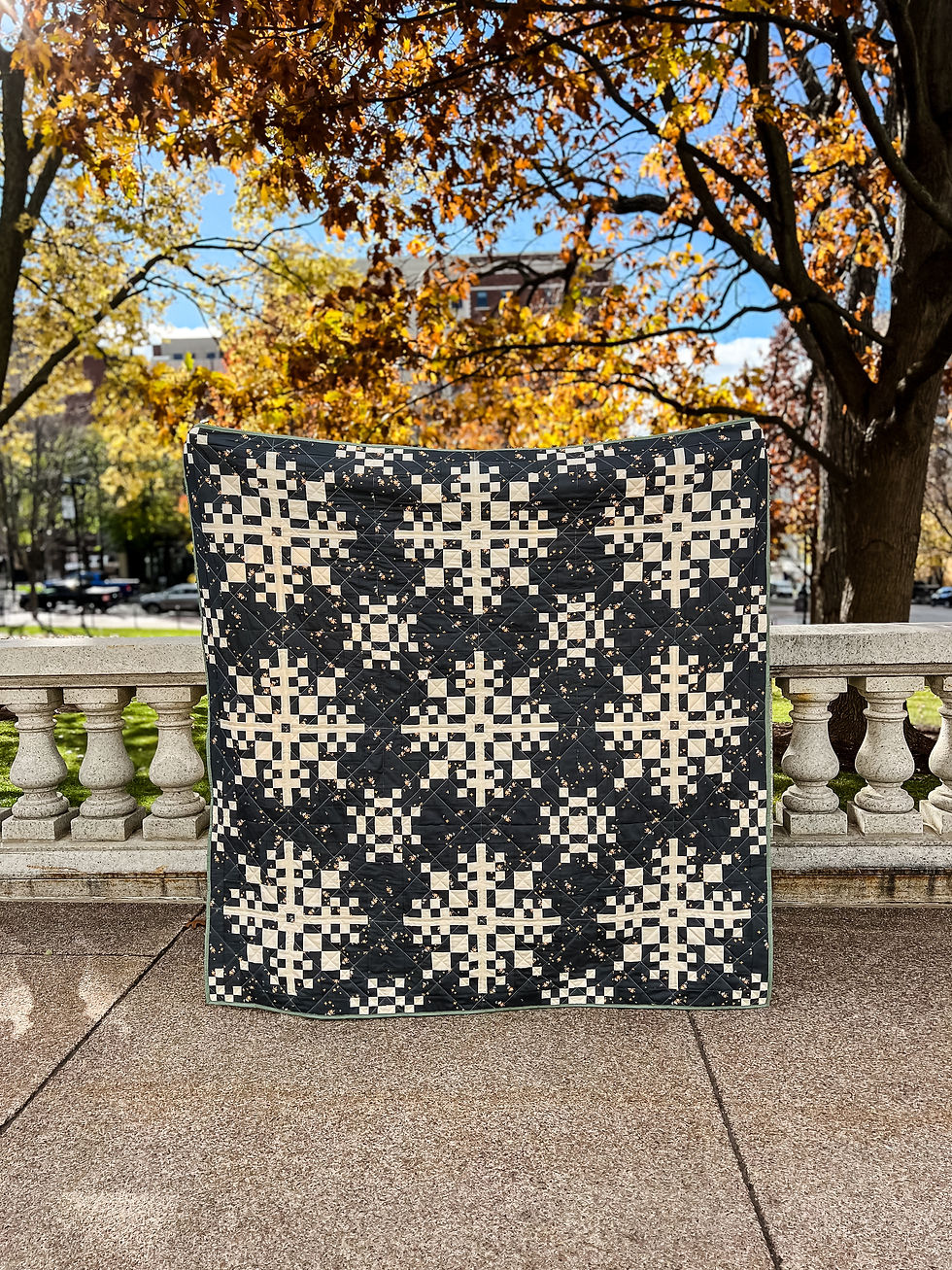Thumbnail: Snowglow Paper Quilt Pattern