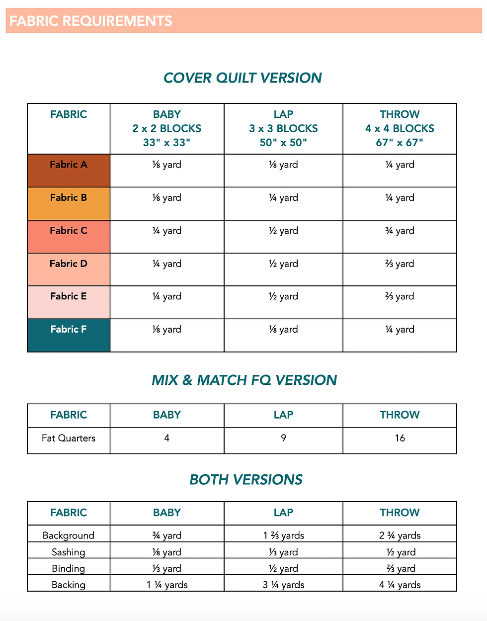 Thumbnail: Gloria Quilt Pattern - PDF